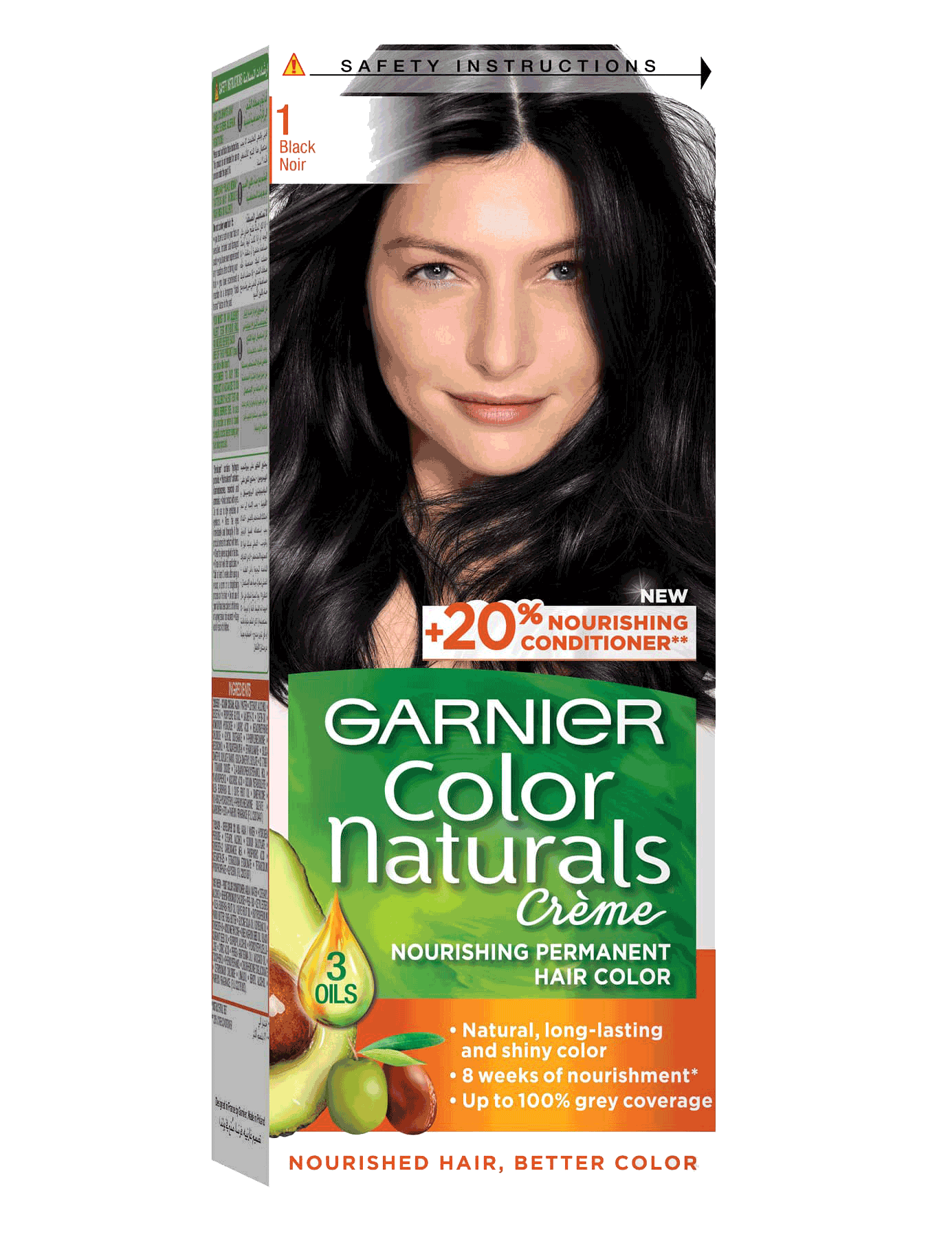 Garnier hair outlet colour black
