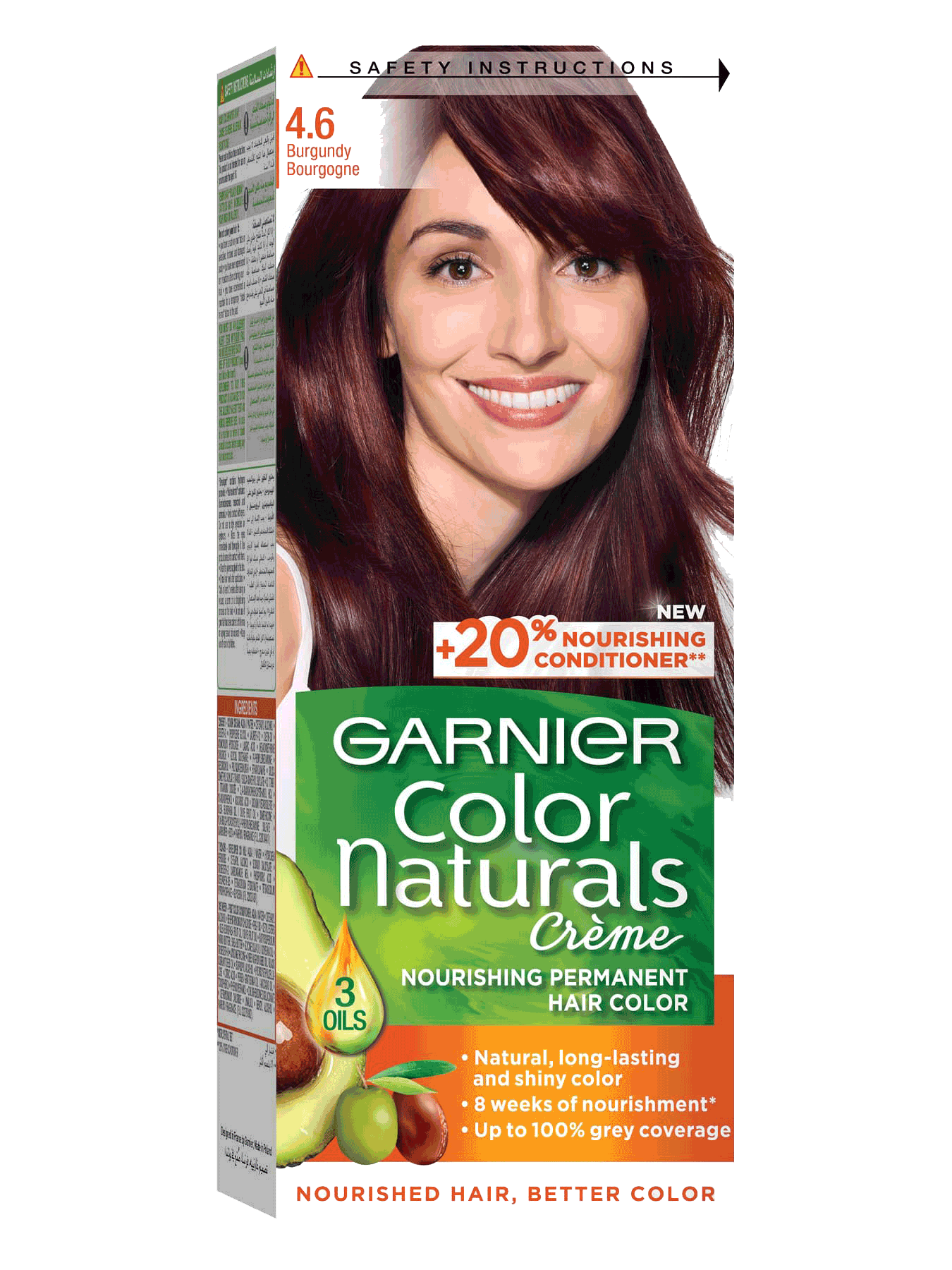  - BURGUNDY/ COLOR NATURALS/ GARNIER