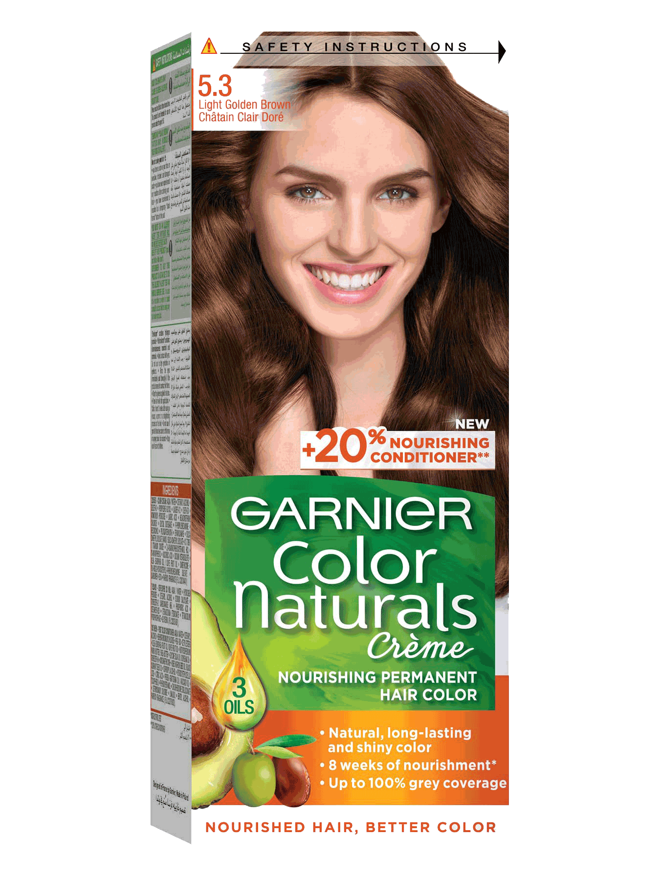 Ombord krave deltager 5.3 - LIGHT GOLDEN BROWN/ COLOR NATURALS/ GARNIER