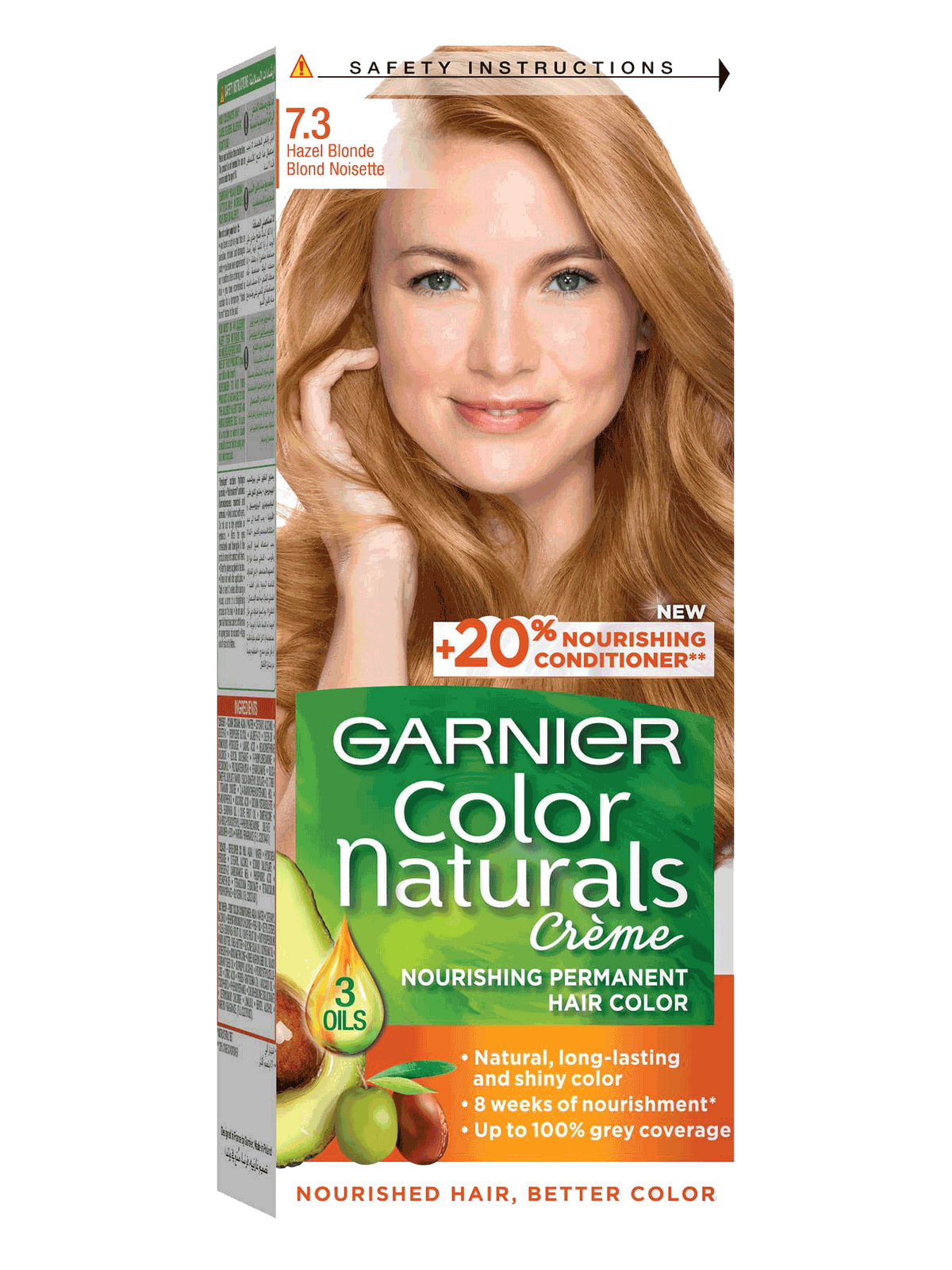 7 3 Color 7.3 Hazel Blonde Hair Color | Color Naturals | Garnier Arabia