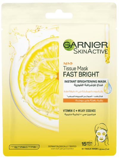 SkinActive Fast Bright Tissue Mask