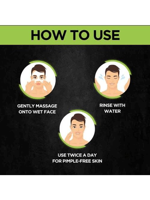 Garnier Men Acno Fight Face Wash How to Use