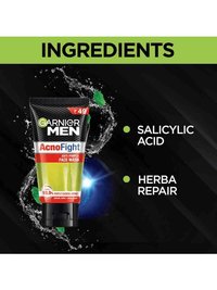 Garnier Men Acno Fight Face Wash Ingredients