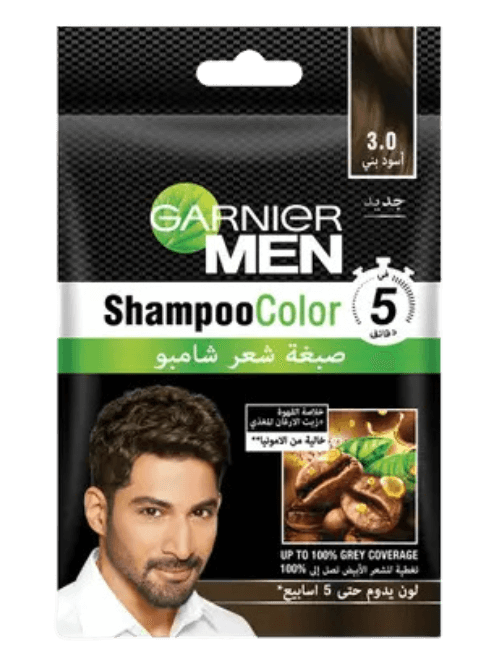 Garnier Men Shampoo Color 30 Black Brown Packshot
