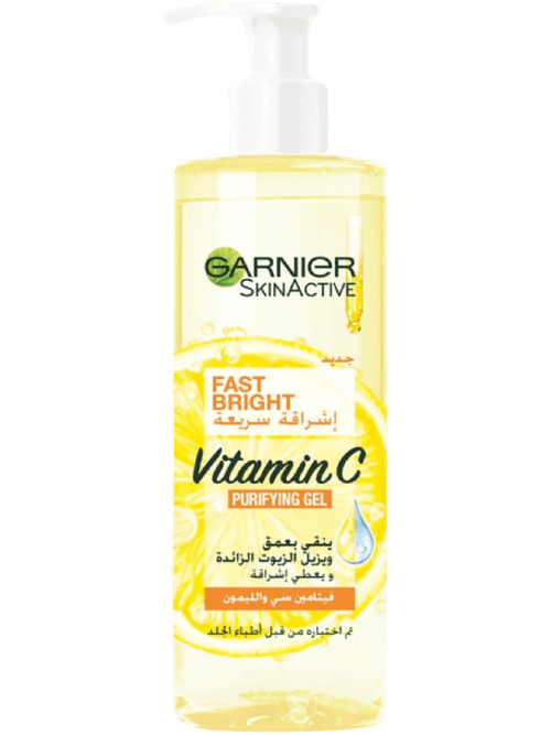 SkinActive Fast Bright Vitamin C Purifying Gel Wash Packshot