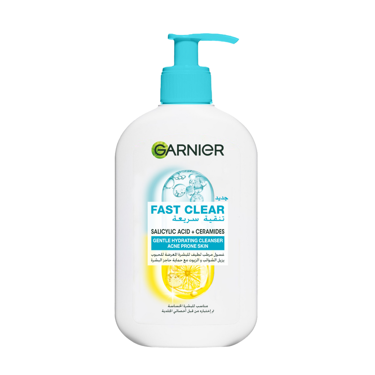 Fast Clear Gentle Cleanser Hydrating Face Wash for Acne Prone Skin