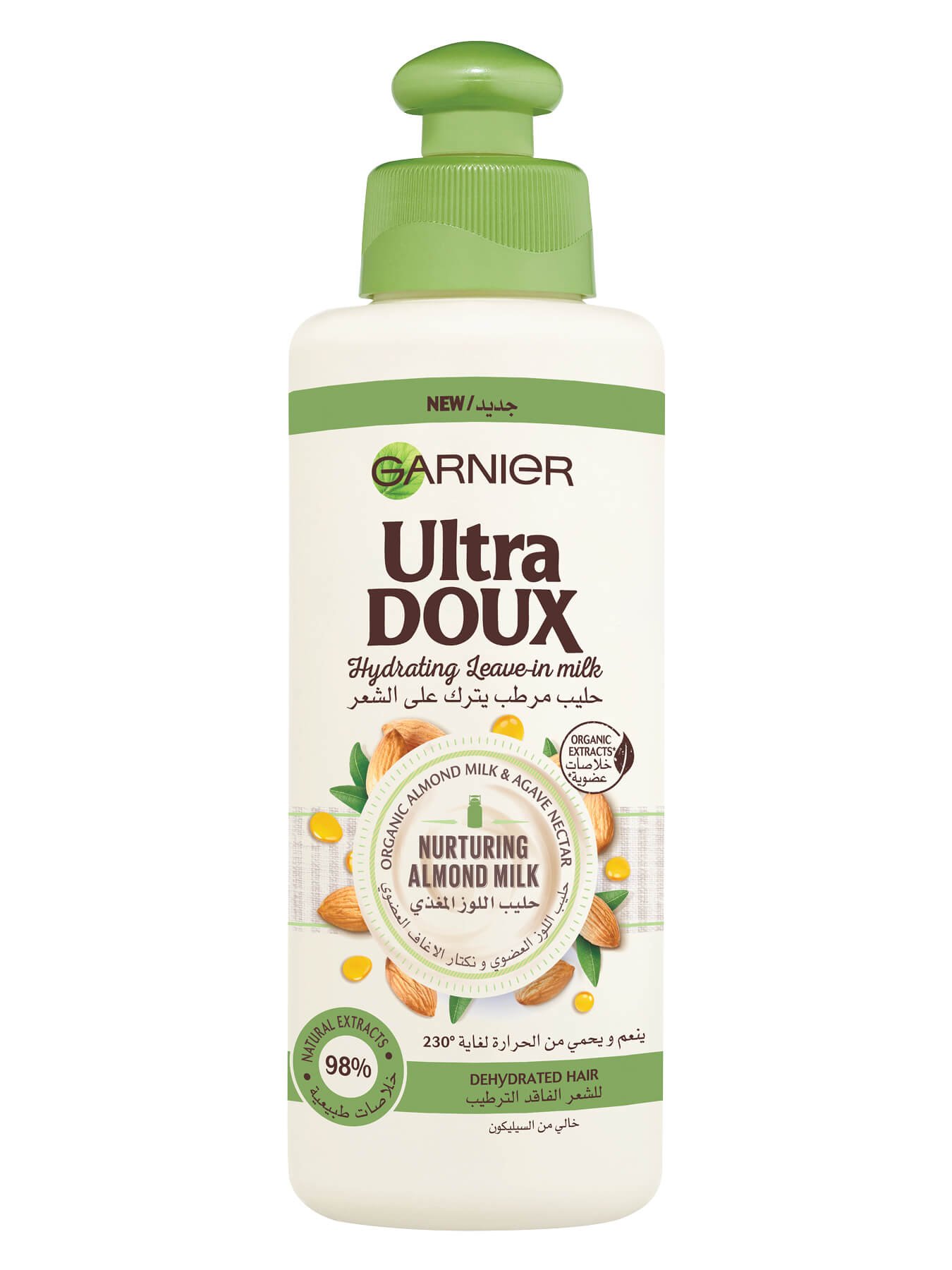 Garnier Ultra Doux Almond Milk Hydrating LeaveIn Milk, 200 ml