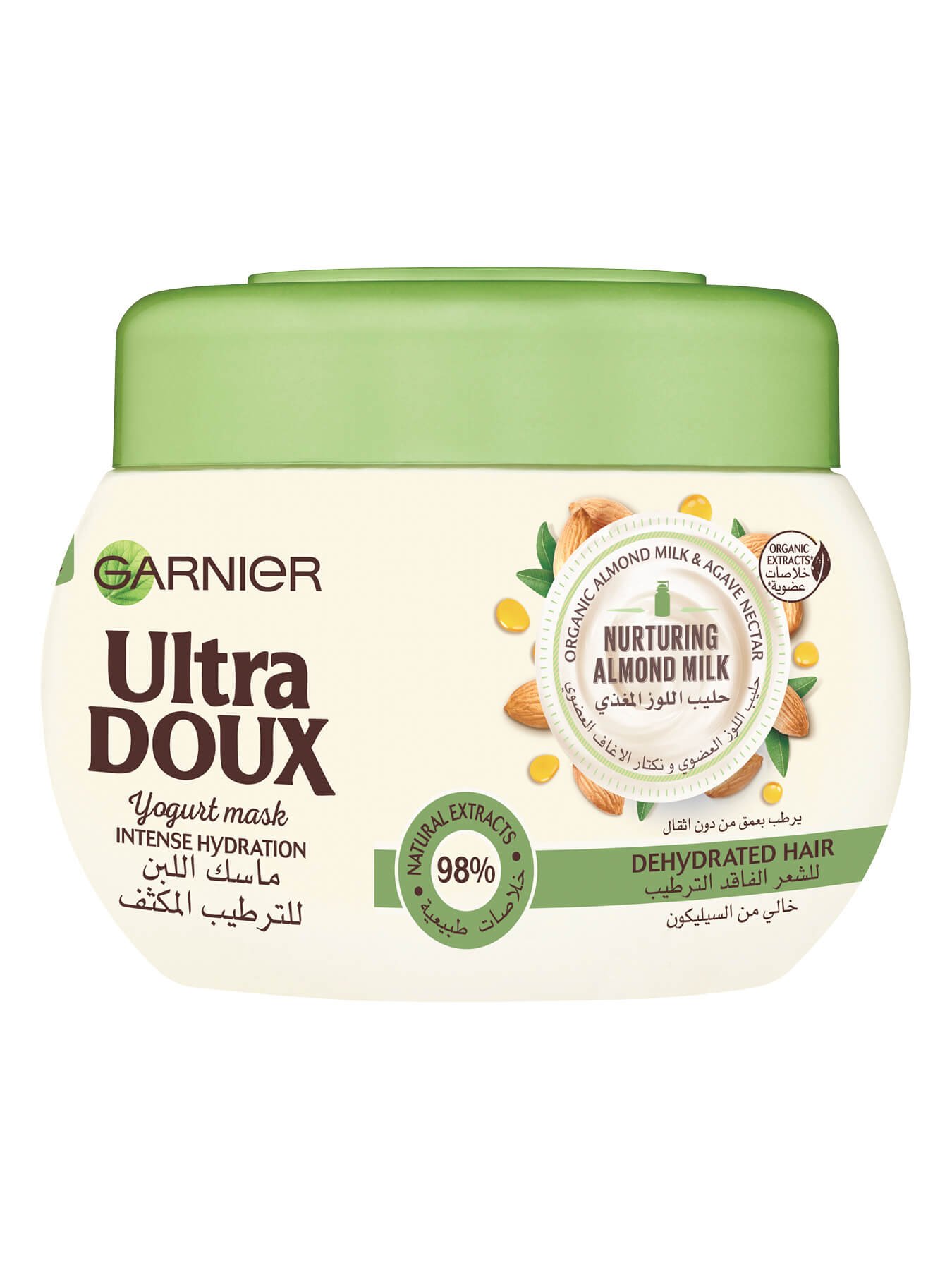 drøm sektor Bedrag Garnier Ultra Doux Almond Milk Intense Hydration Yogurt Mask, 300 ml