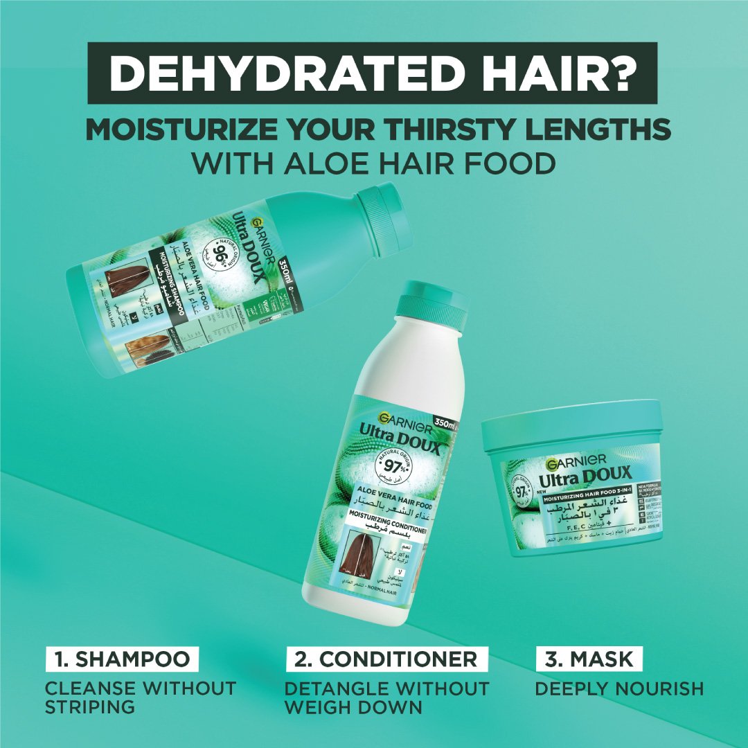 Aloe Vera Hair Food Shampoo For Normal Hair | Garnier Arabia