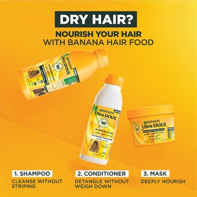 Banana Hair Food Routine