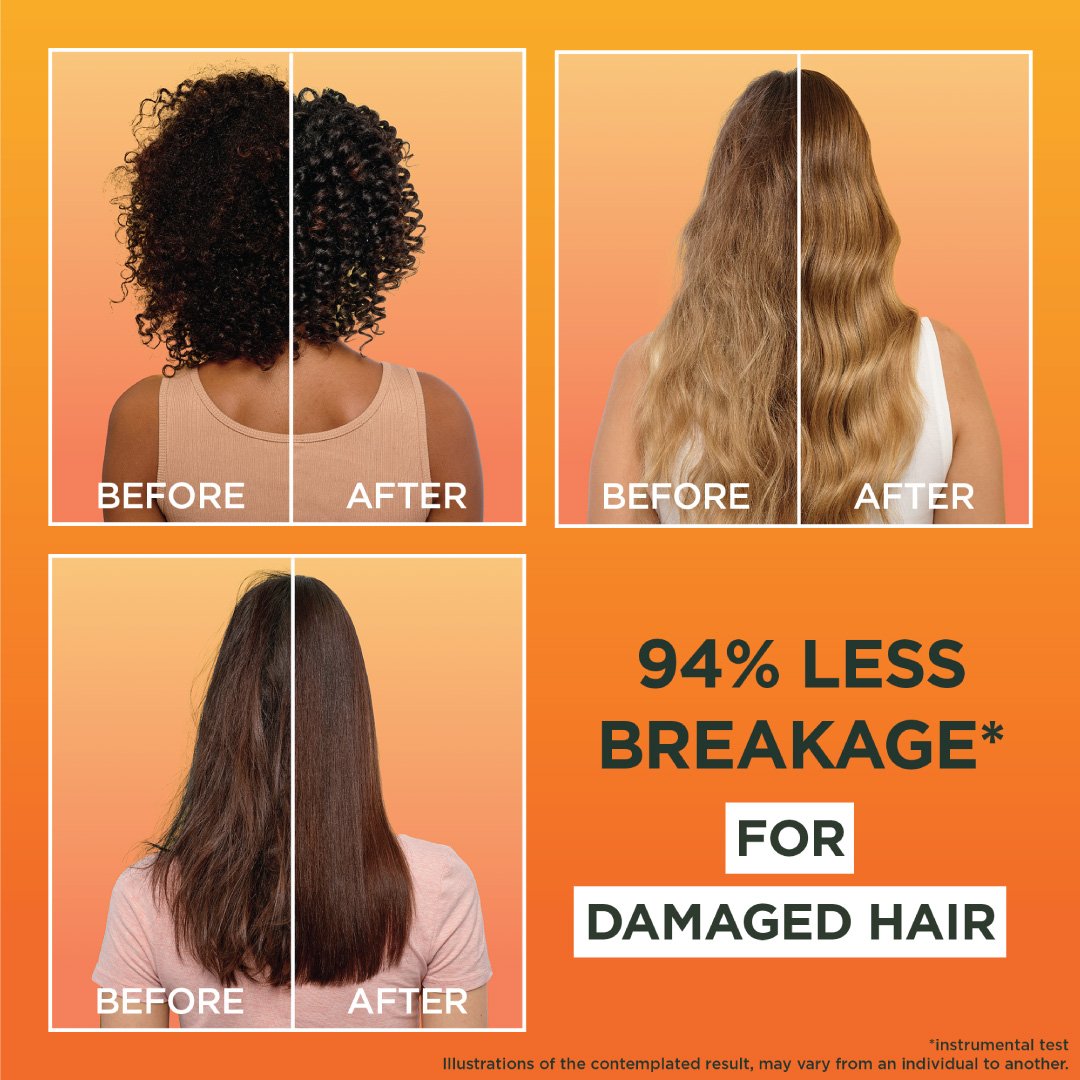 Papaya Shampoo Before & After