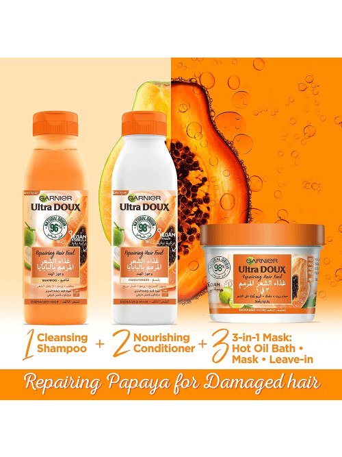 Hair Food Papaya Routine