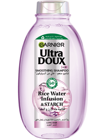 Ultra Doux Rice Water Shampoo Packshot